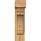 Ekena Millwork Olympic Block Rough Sawn Bracket w/ Offset Brace, Western Red Cedar, 6"W x 16"D x 24"H BKT0604X16X24OLY05RWR - alternate 3